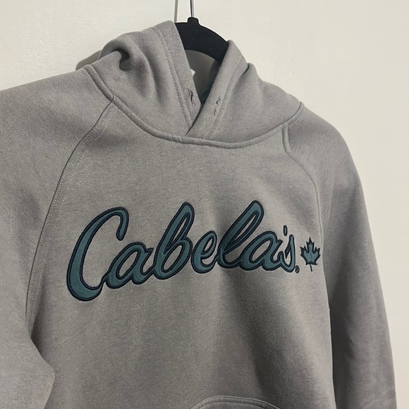 Cabela's Gray Long Sleeve Boxy Hoodie - Picture 2 of 5